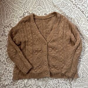 Tan Soft Cardigan